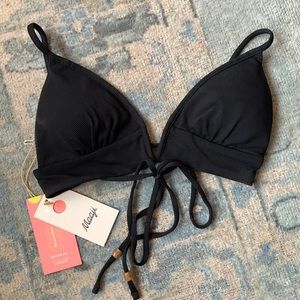 NWT Maaji reversible Parade Long Line Bikini top
